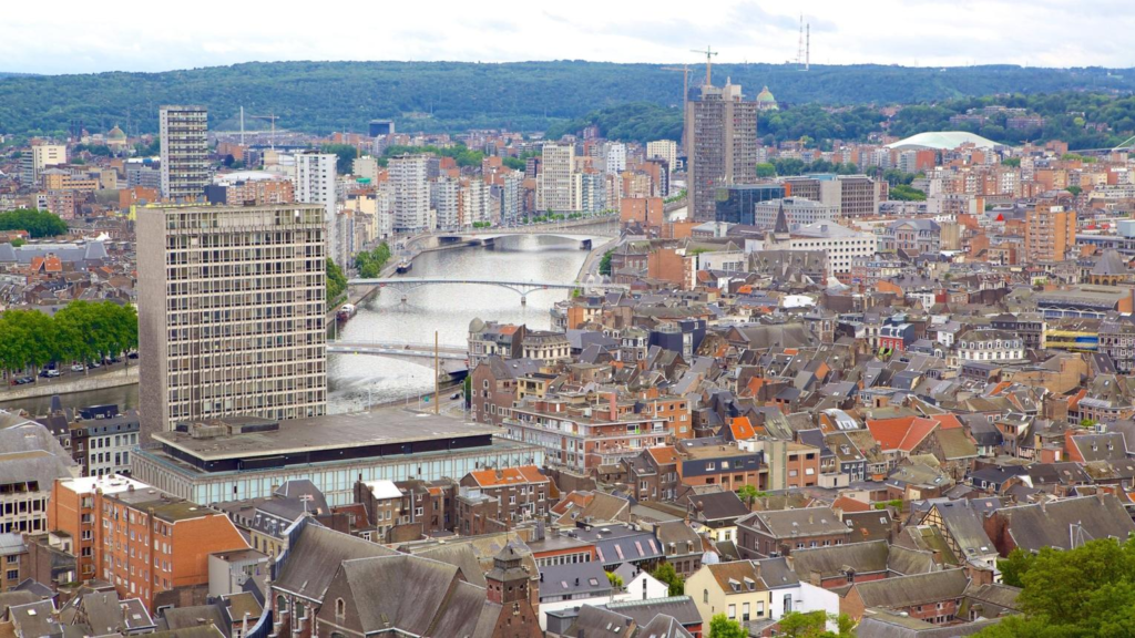 Liège cityscape Belgium