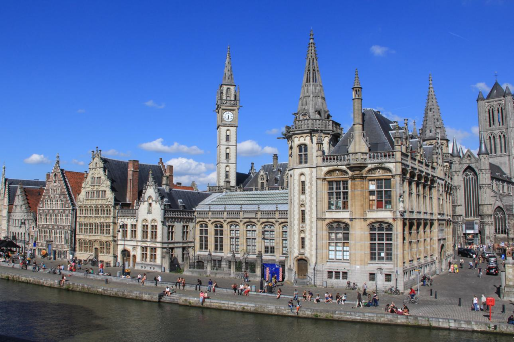 Graslei Ghent Belgium
