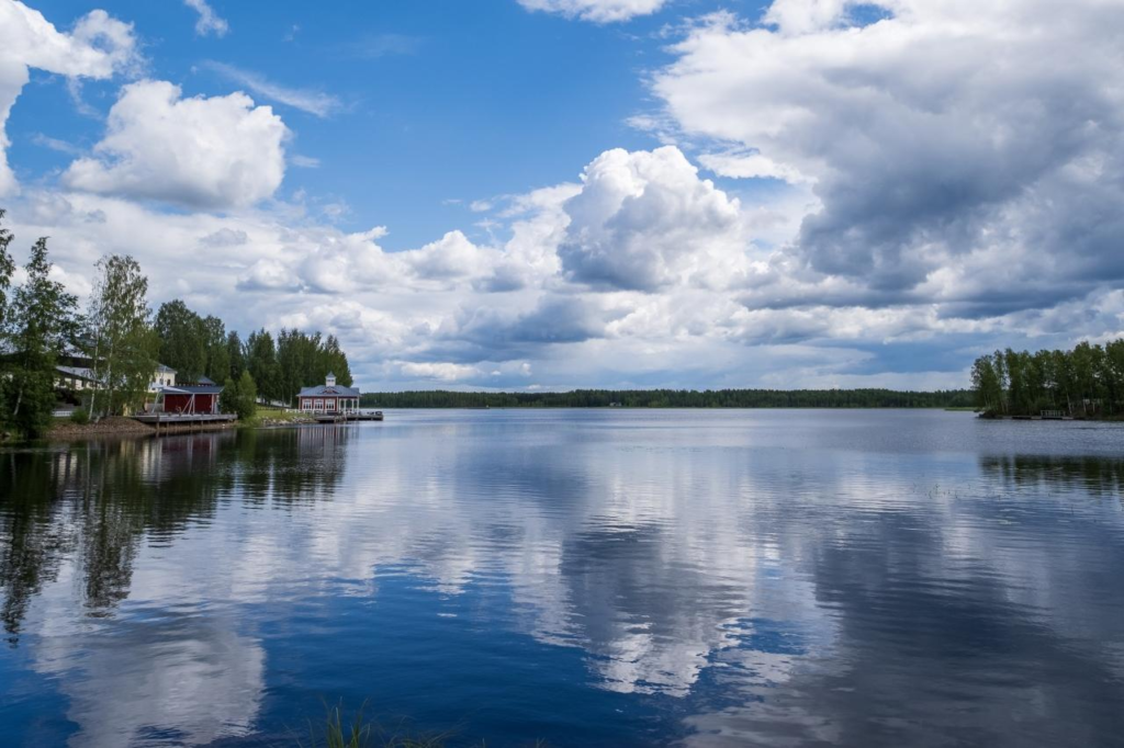 Lake scenery near Joensuu Finland