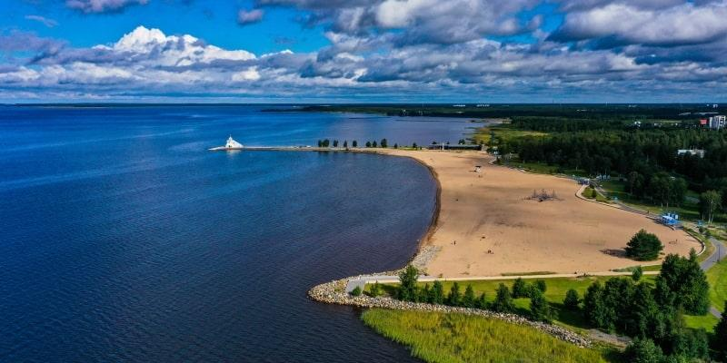 Nallikari Beach Oulu Finland
