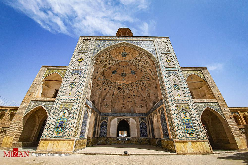 Traditional historic buildings and architecture in Semnan Iran.