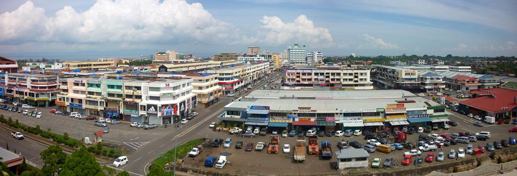 Tawau town centre Malaysia