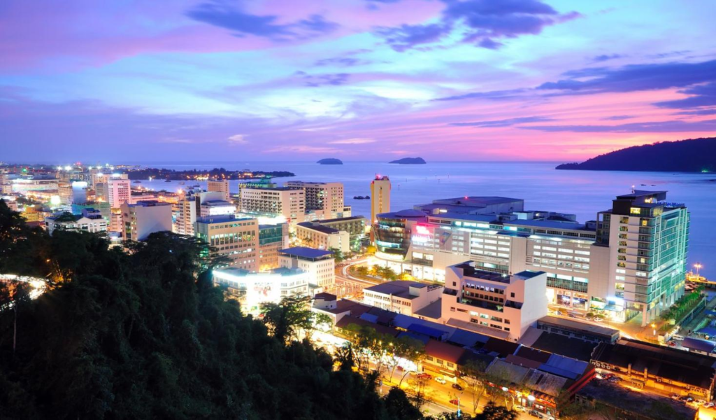 Kota Kinabalu cityscape Malaysia
