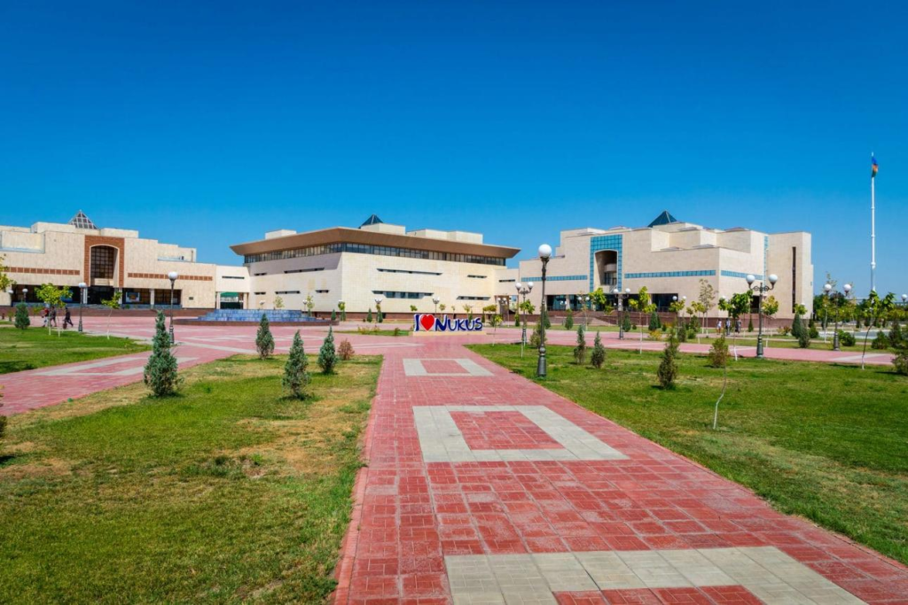 Nukus city centre Uzbekistan