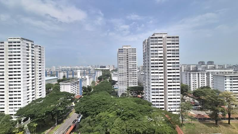 Bedok New Town Singapore skyline
