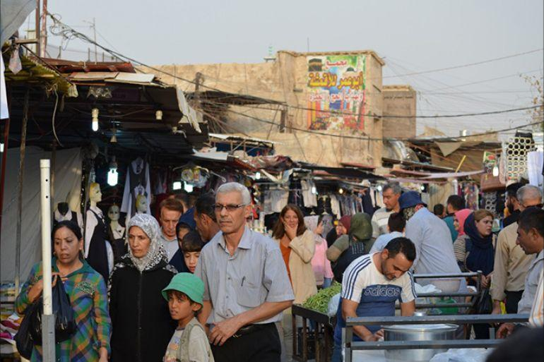 Kirkuk historic market Iraq