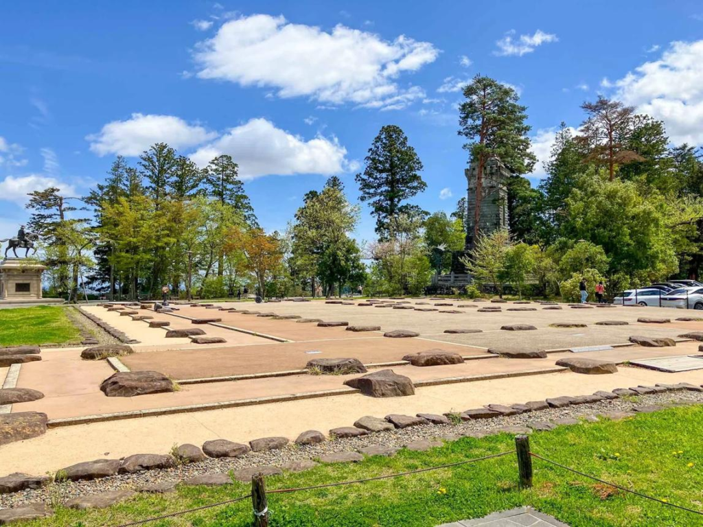 Sendai Castle ruins Japan