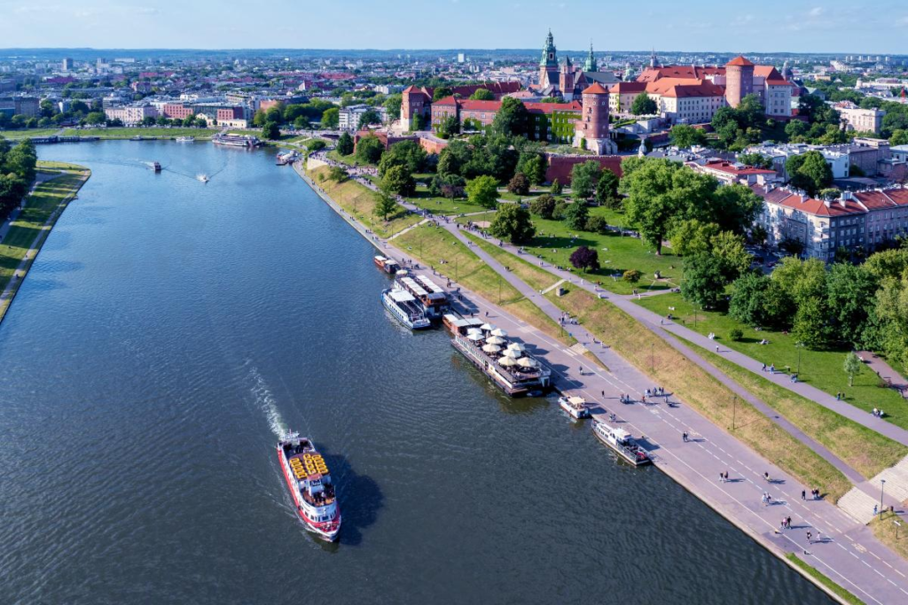 Vistula River Kraków Poland