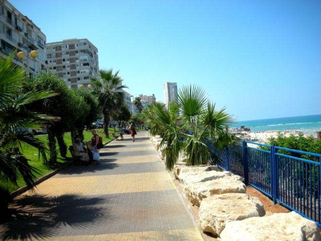 Bat Yam promenade Mediterranean coast