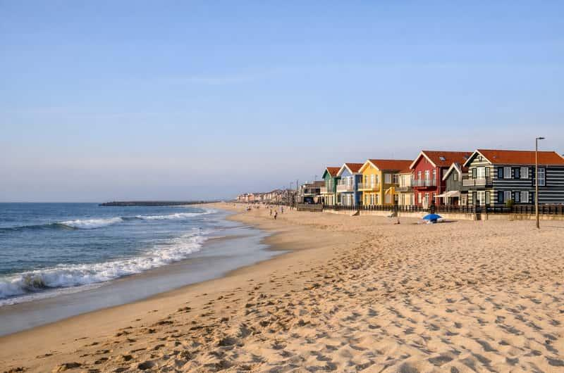 Costa Nova beach Aveiro Portugal