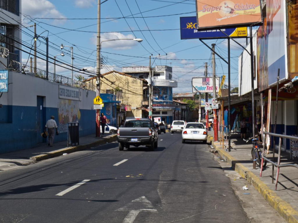 Mejicanos urban streets El Salvador
