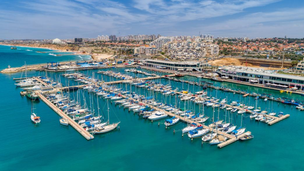 Ashkelon marina Israel