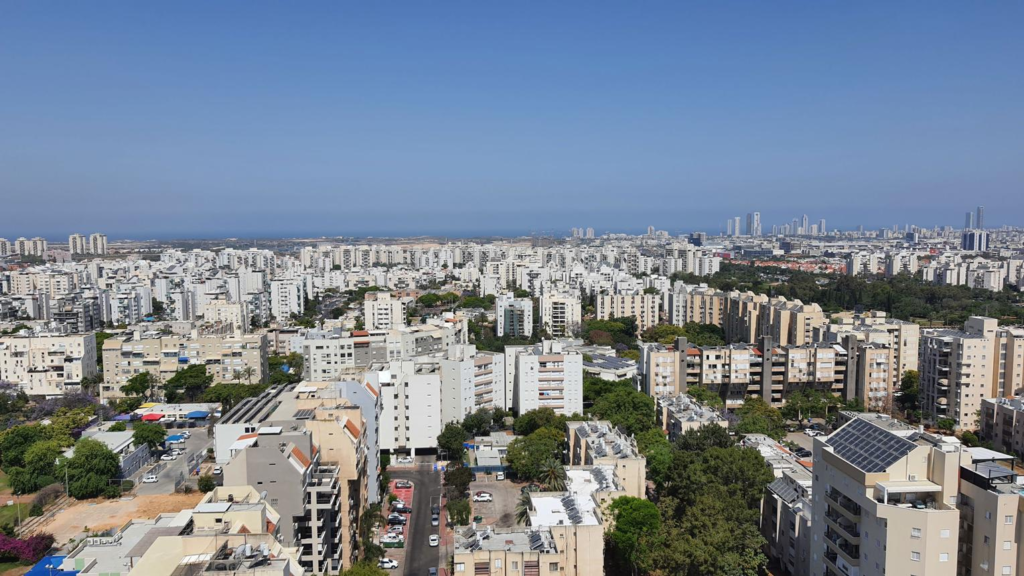 Rishon Lezion city Israel skyline
