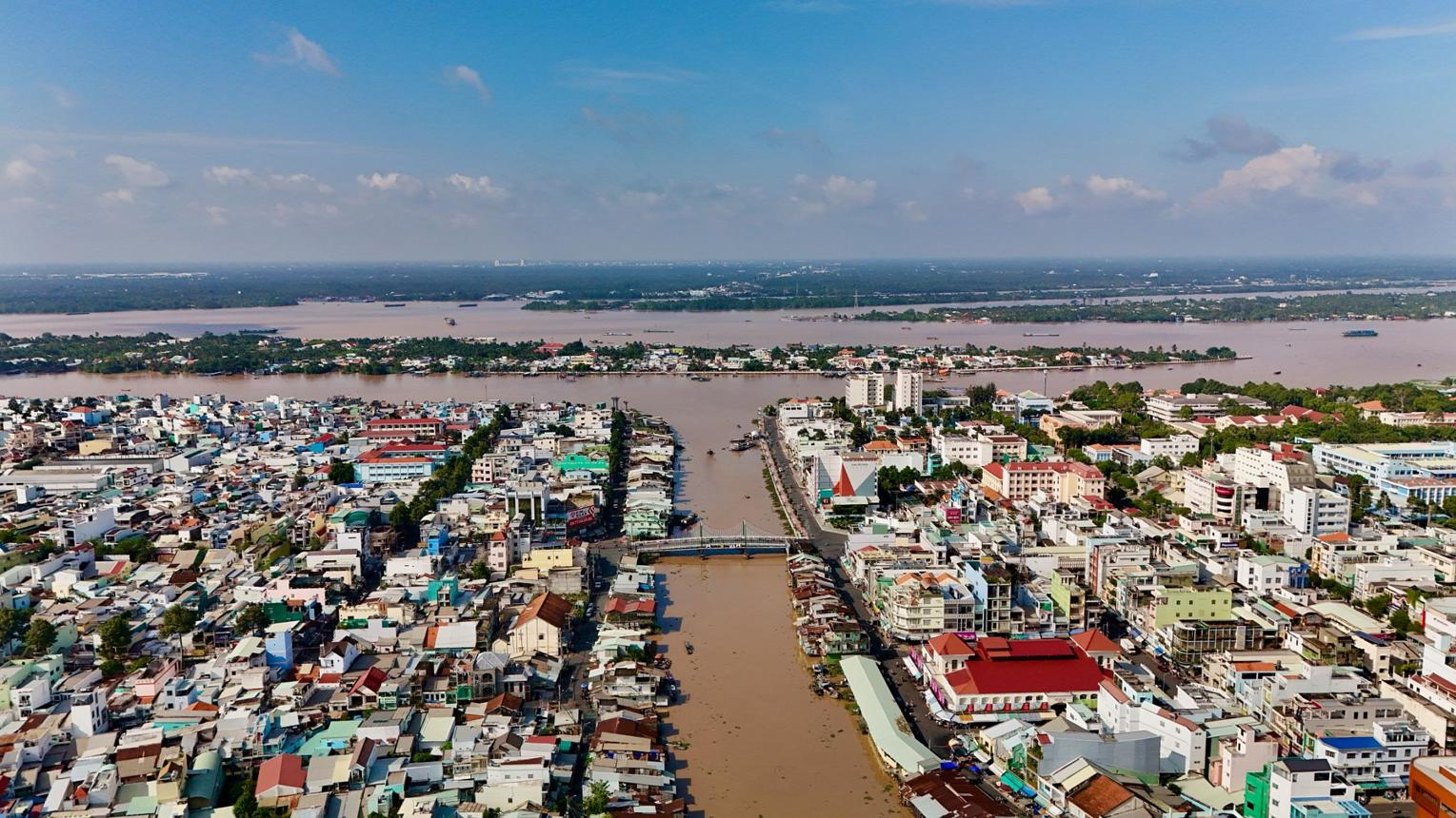 My Tho river boats Vietnam