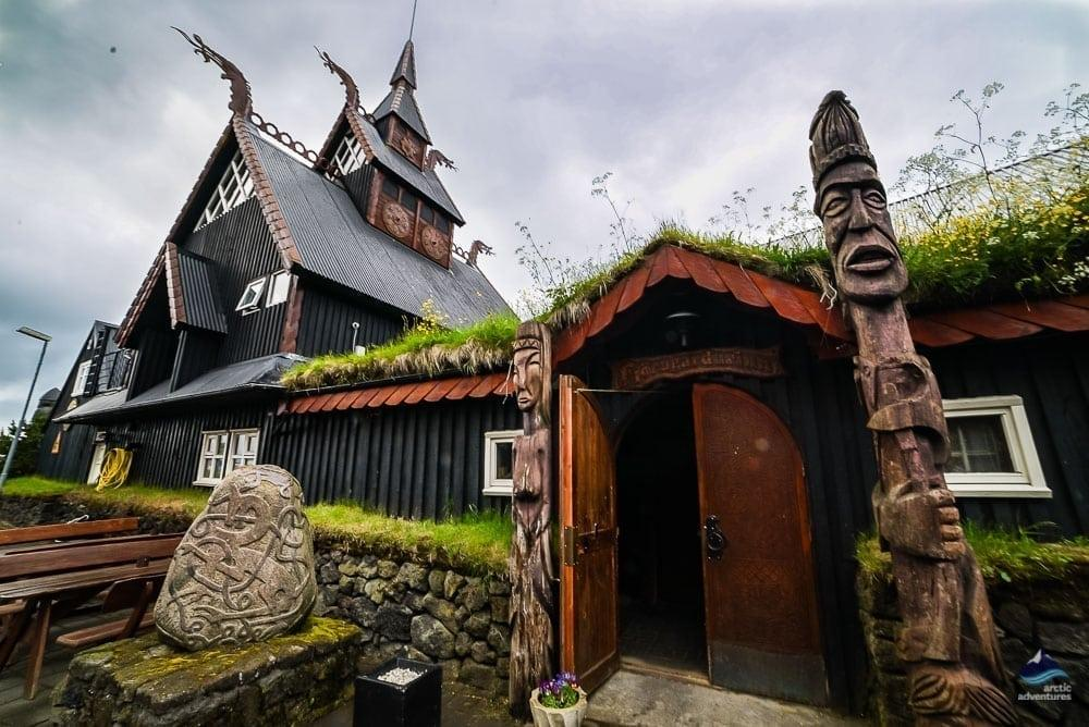 Viking village Hafnarfjordur Iceland