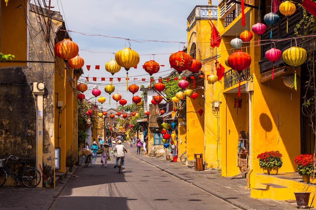 Hoi An lantern streets Vietnam