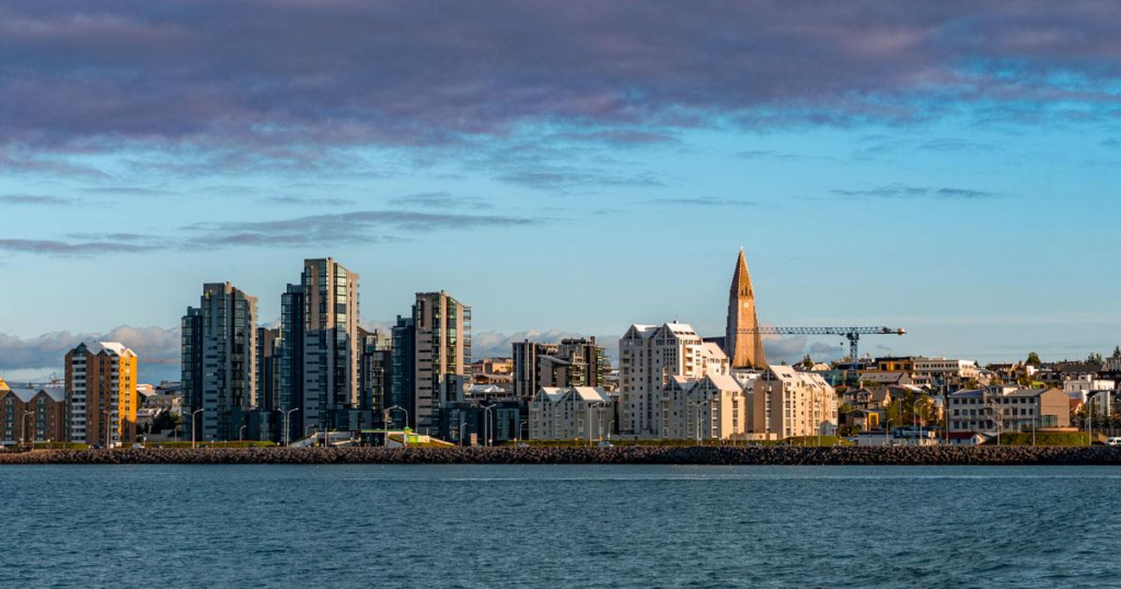 Reykjavik skyline Iceland
