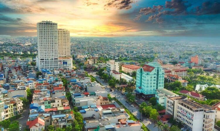 Nam Dinh Vietnam city view