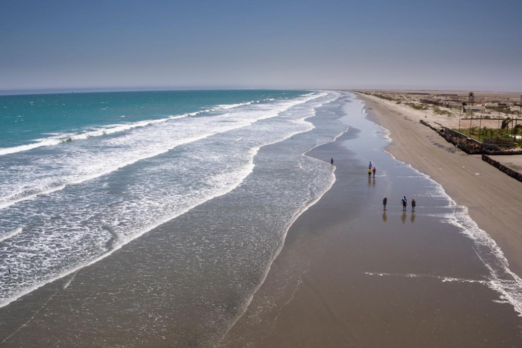 Northern Peru coastline Piura