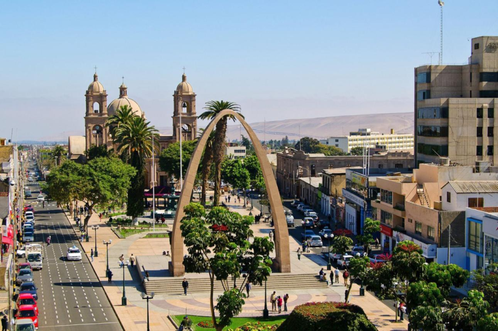 Tacna Peru city centre