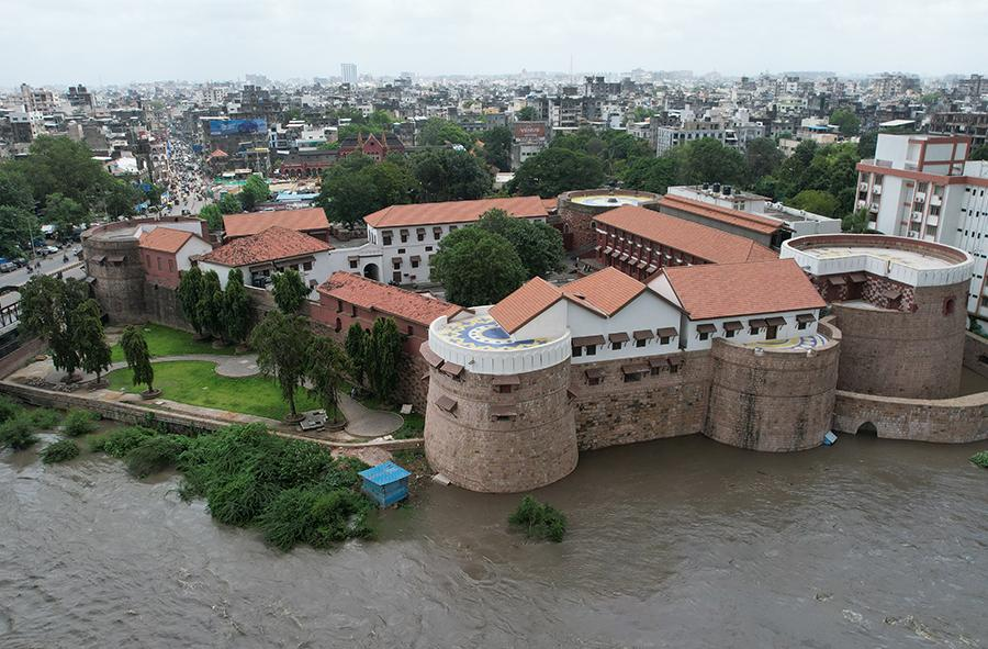 Historic Surat Castle in Gujarat, India.