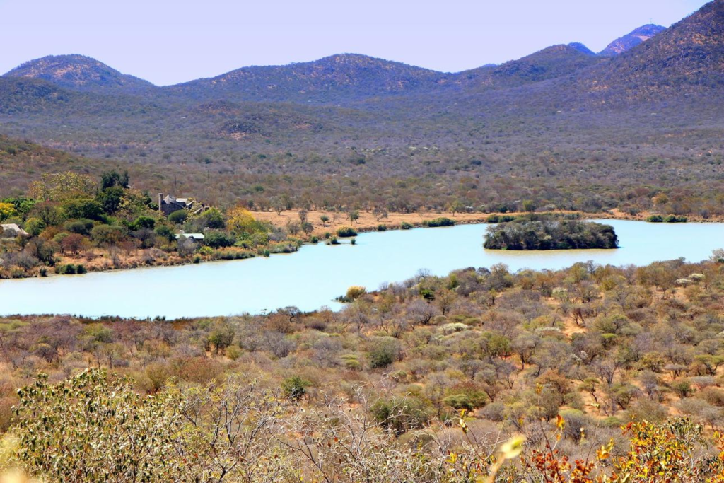 Nature reserve with wildlife and greenery near Gaborone