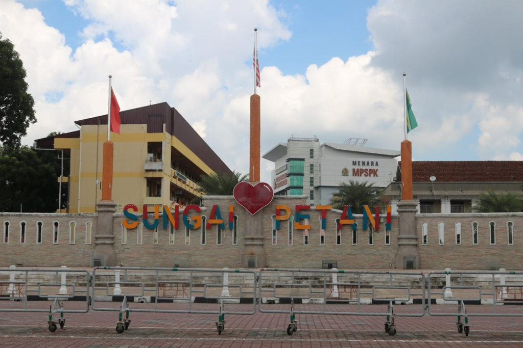 Panoramic view of Sungai Petani in Kedah, Malaysia