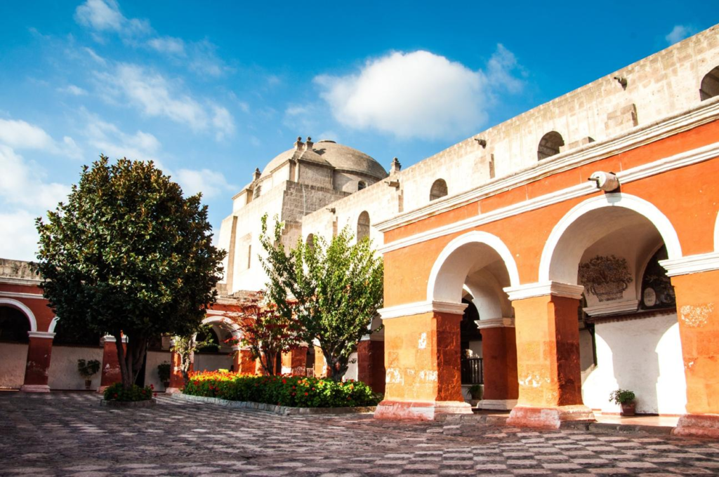 Santa Catalina Monastery in Arequipa, Peru.