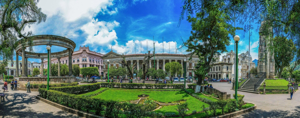 Parque Centro América in Quetzaltenango, Guatemala.