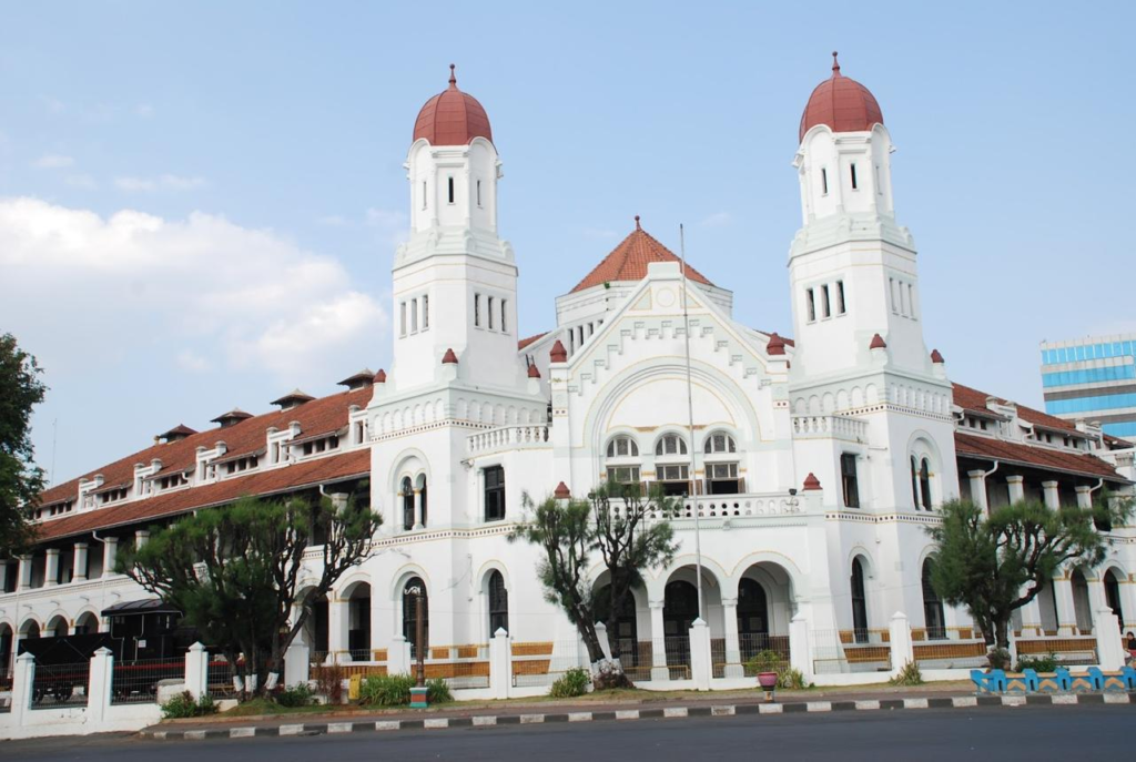 Lawang Sewu historic building in Semarang, Indonesia.