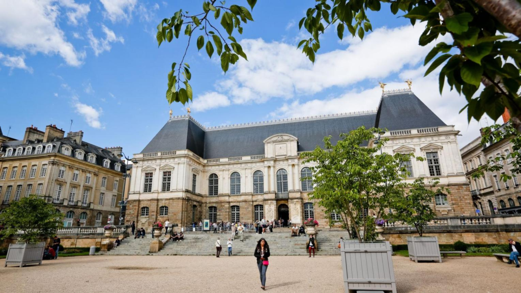 Parlement de Bretagne historic building in Rennes, France.