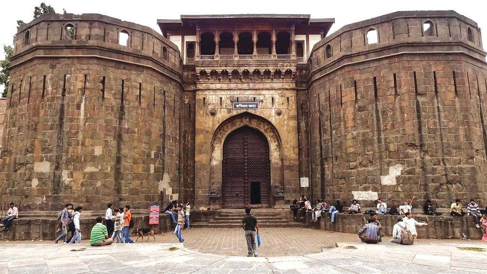 Shaniwar Wada historic fort in Pune, Maharashtra, India.