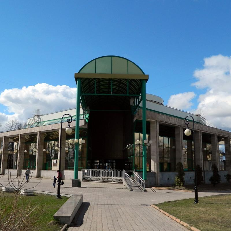 Kalashnikov Museum and Exhibition Complex in Izhevsk Russia.