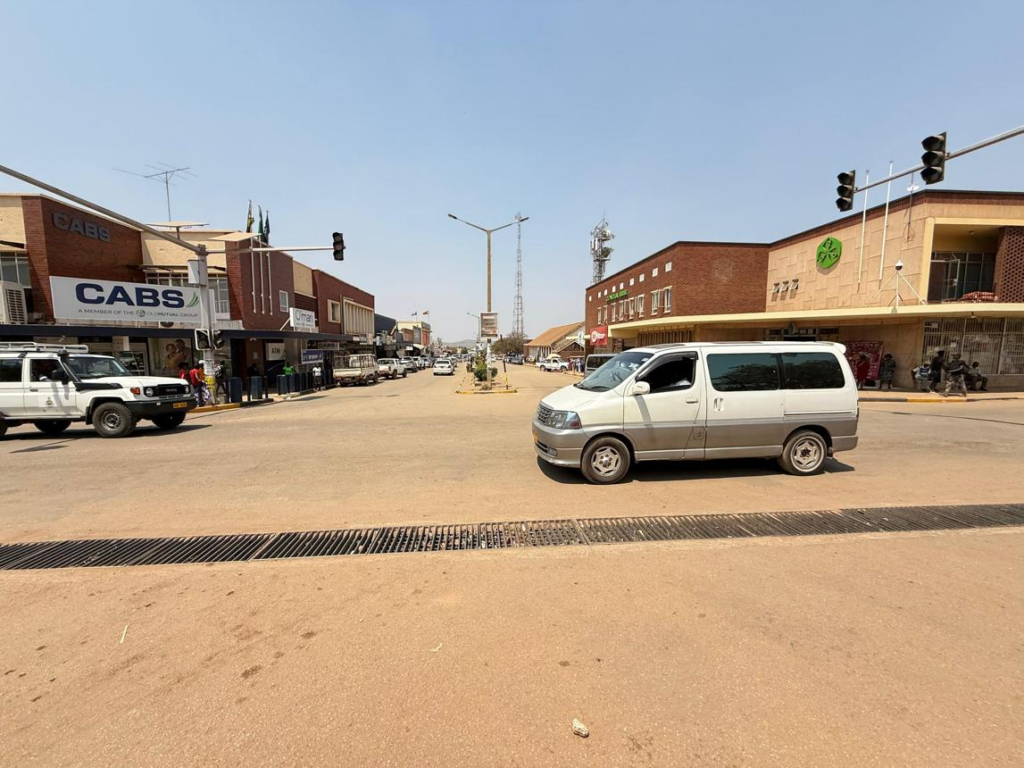 Landscape and town surroundings of Kadoma Zimbabwe.