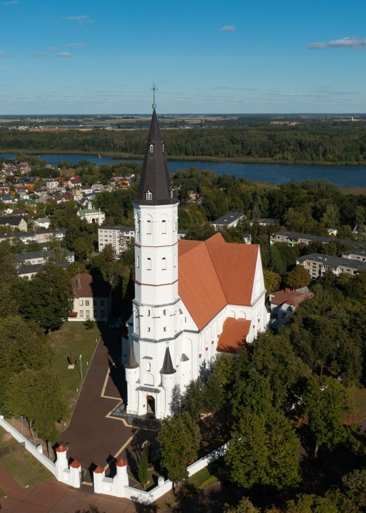 Siauliai Cathedral historic church in Lithuania.