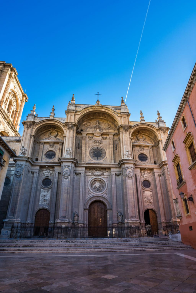 Granada Cathedral historic building in Spain.