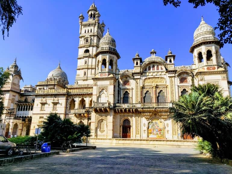Laxmi Vilas Palace historic landmark in Vadodara Gujarat India.