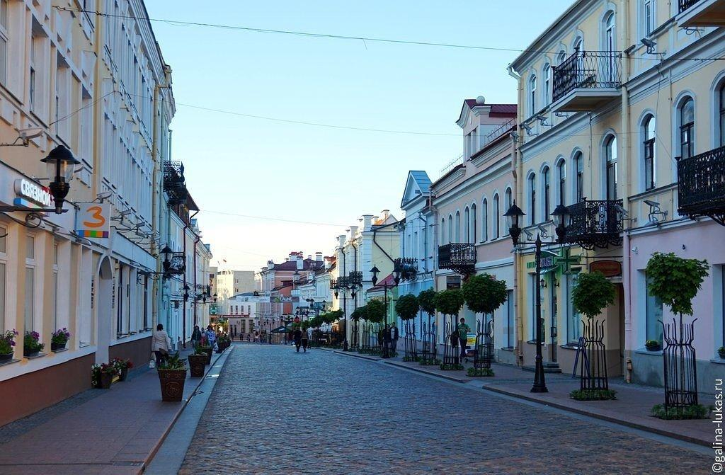 Neman River flowing through Hrodna Belarus.