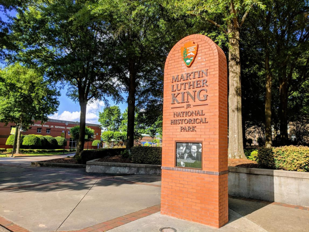 Historic civil rights landmark in Atlanta Georgia.