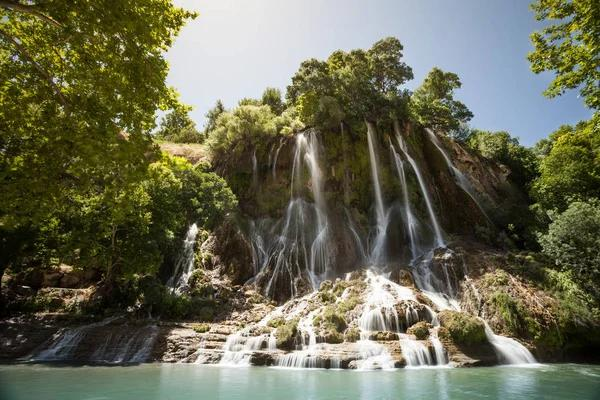 Waterfall and natural scenery near Khorramabad Iran.