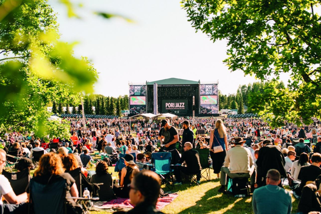 Pori Jazz festival event in Finland.
