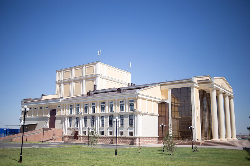 Historic architecture in Shymkent Kazakhstan.