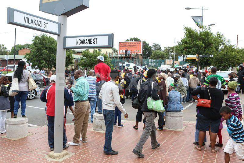 Vilakazi Street in Soweto Johannesburg South Africa.