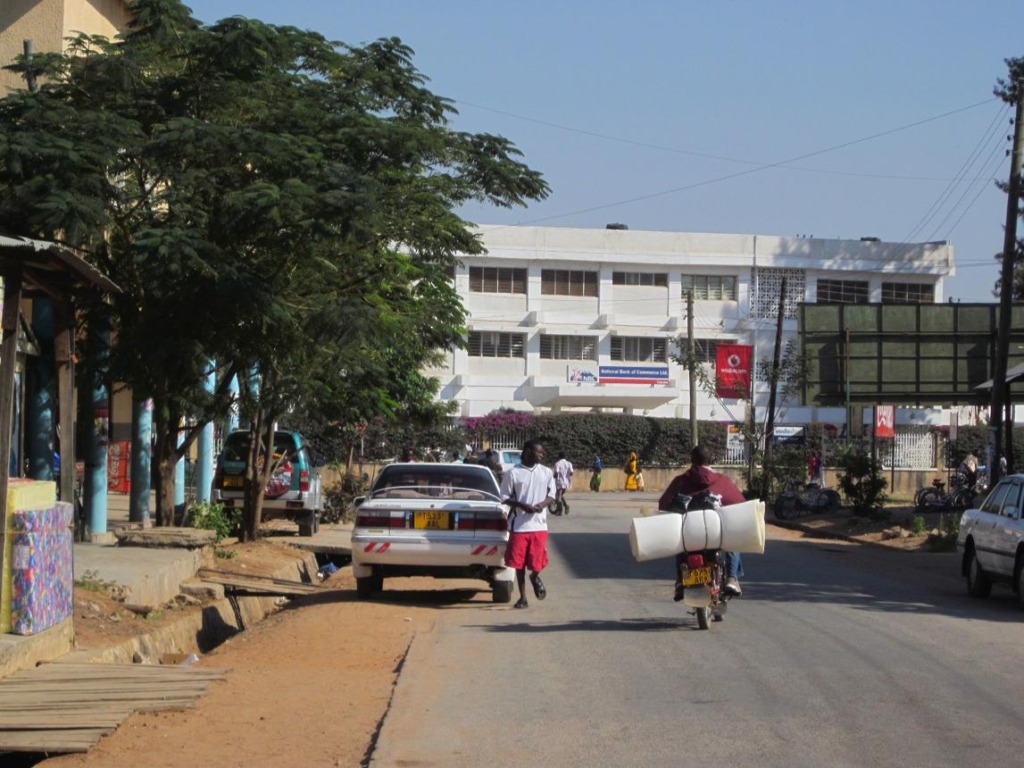 Streets and urban environment in Tabora Tanzania.