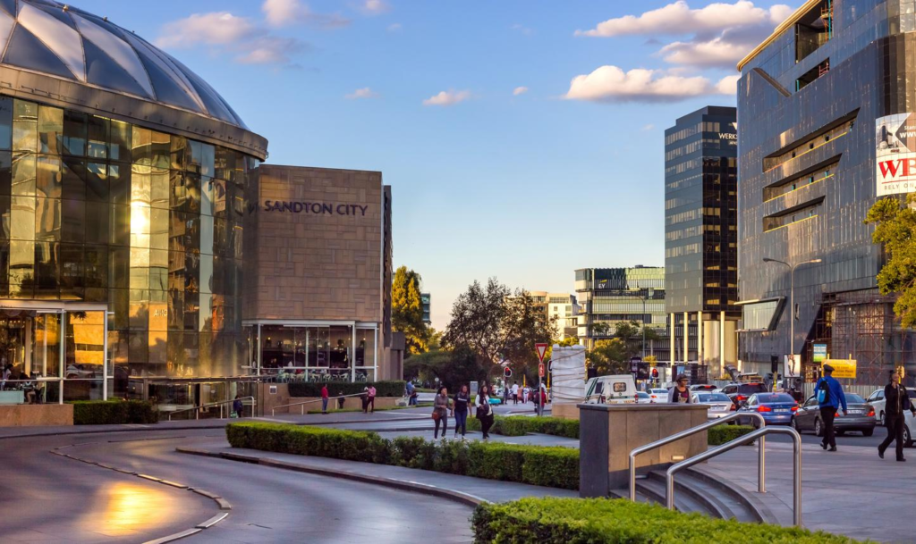 Sandton city center Johannesburg