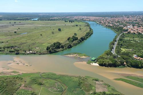 Meeting of rivers area in Teresina Brazil.