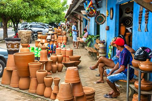Poty Velho artisan area in Teresina Brazil.