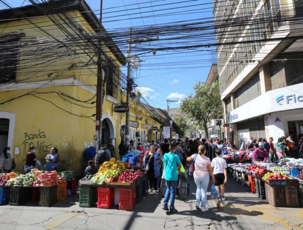 Local markets in Tegucigalpa