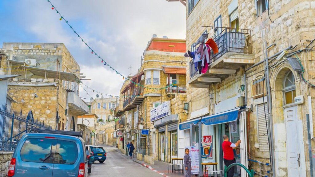 Old city streets Haifa