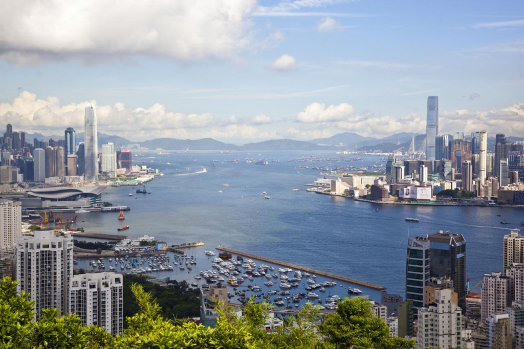 Victoria Harbour view from Kowloon